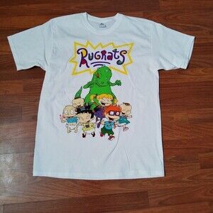 Yazbek Graphic Rugrats T-Shirt L White New